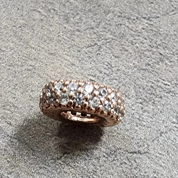 Pandora Clear Sparkle Spacer Charm - Picture 3 of 6